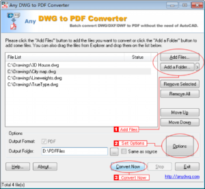 Dwg to pdf converter