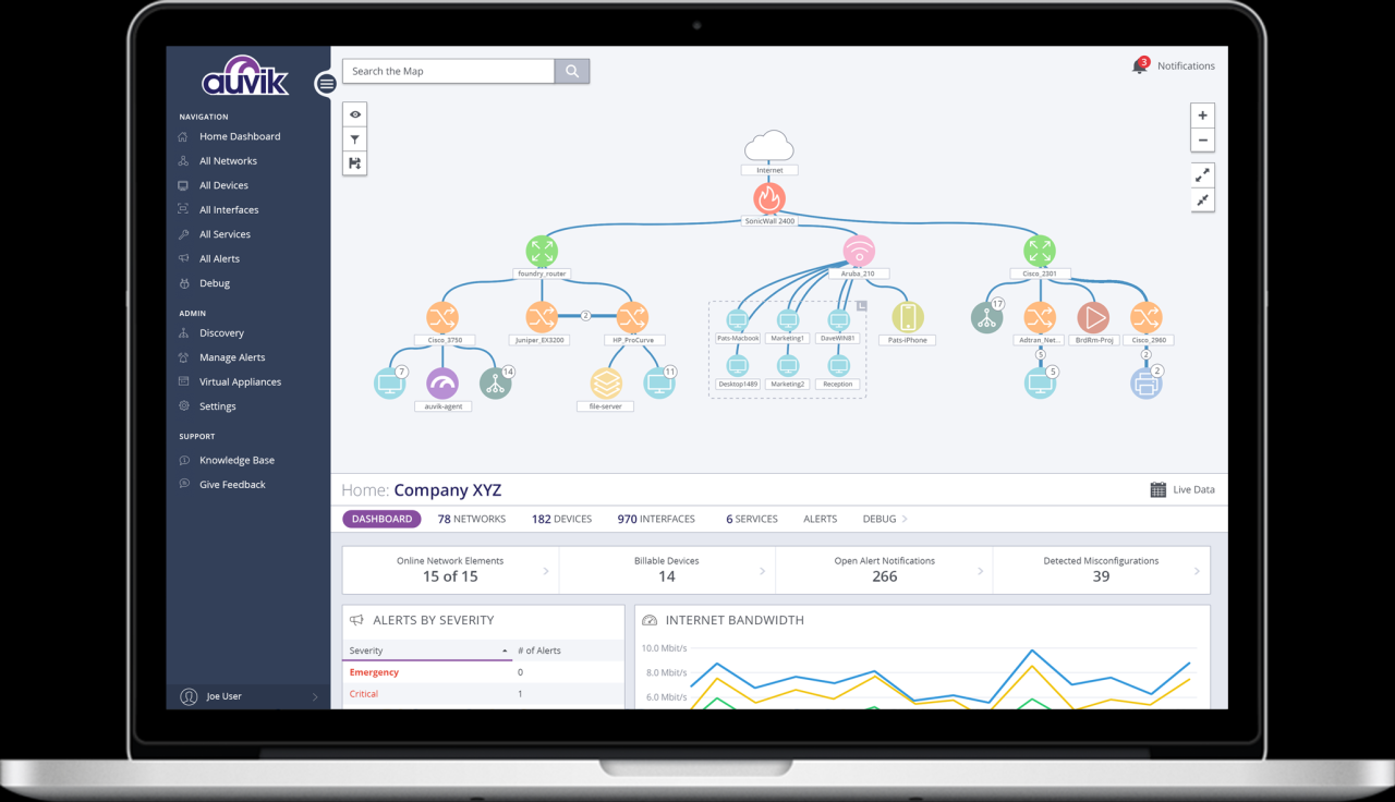 Remote network management