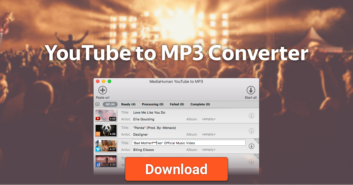 Video to mp3 converter