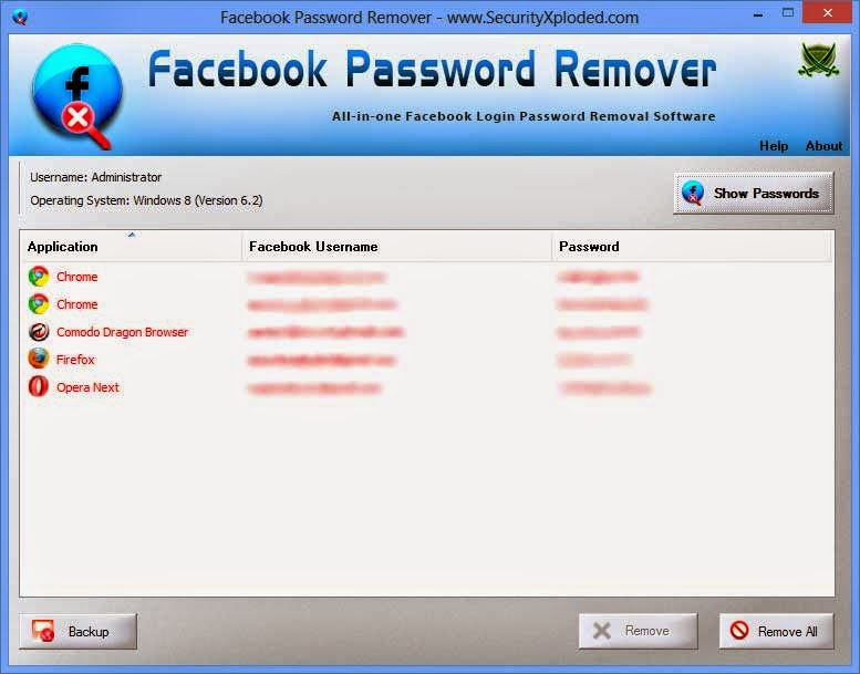 Password remover