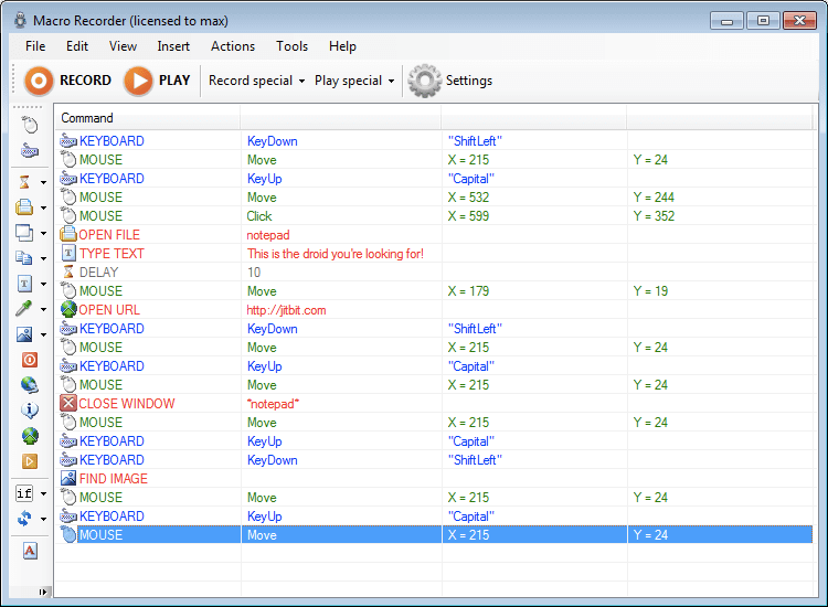 Jitbit macro recorder