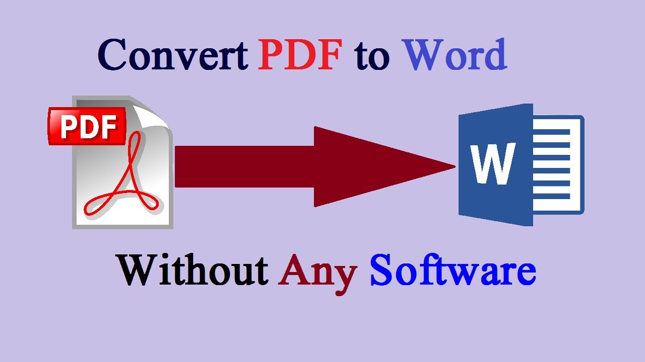 Pdf to editable word converter