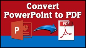 Powerpoint to pdf converter