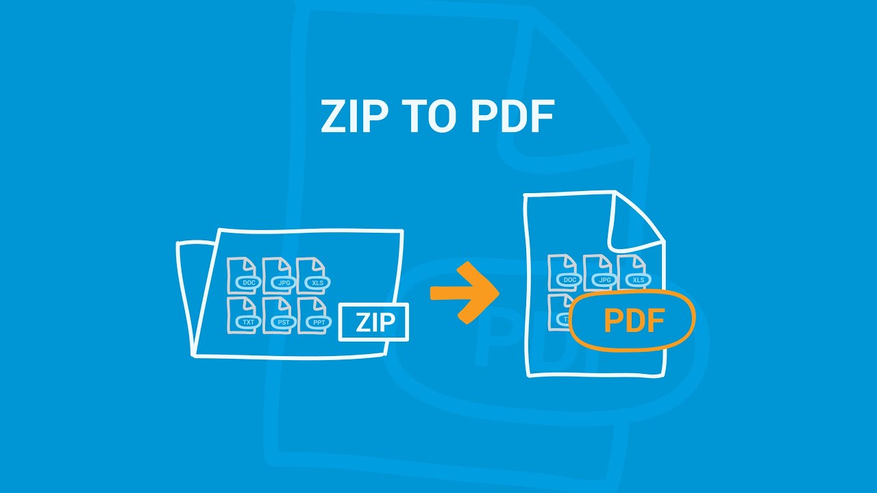 Zip to pdf converter