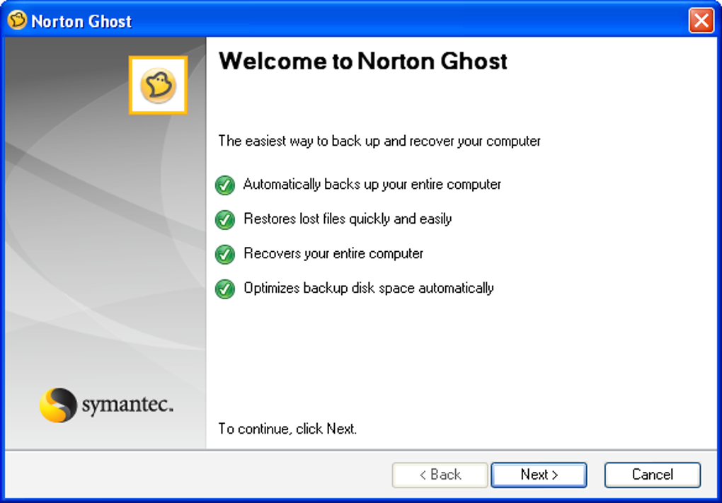 Norton ghost