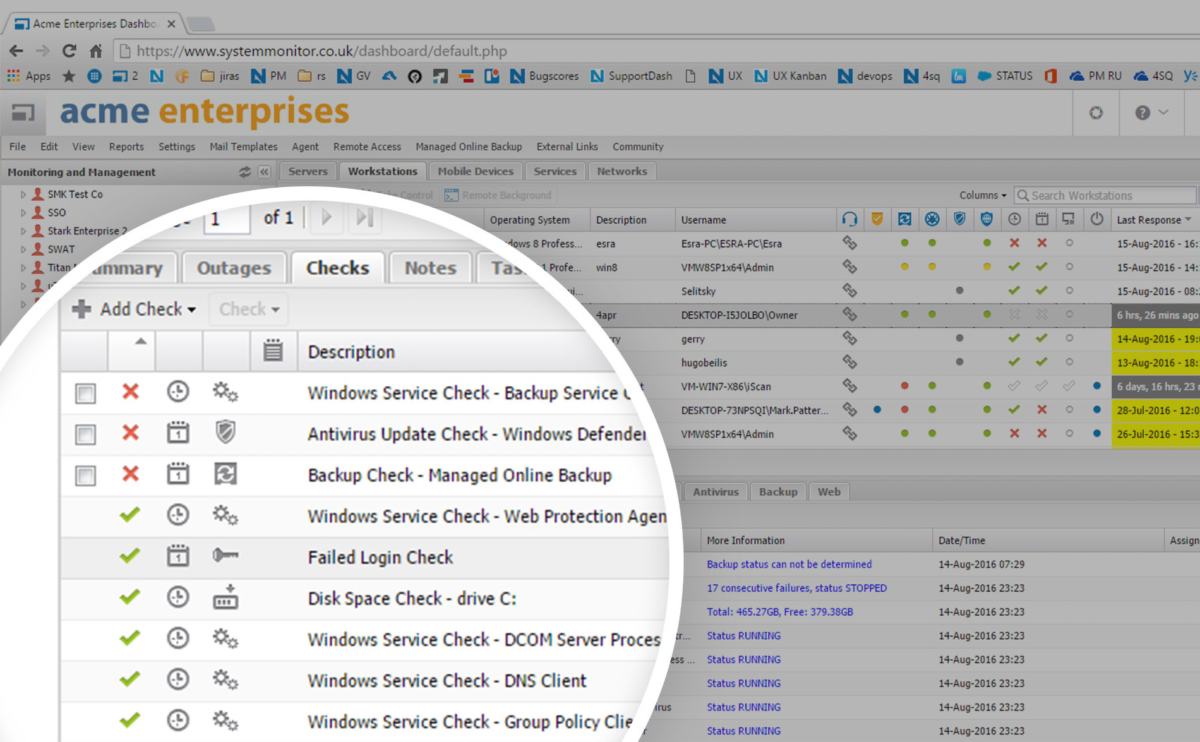 Msp remote monitoring