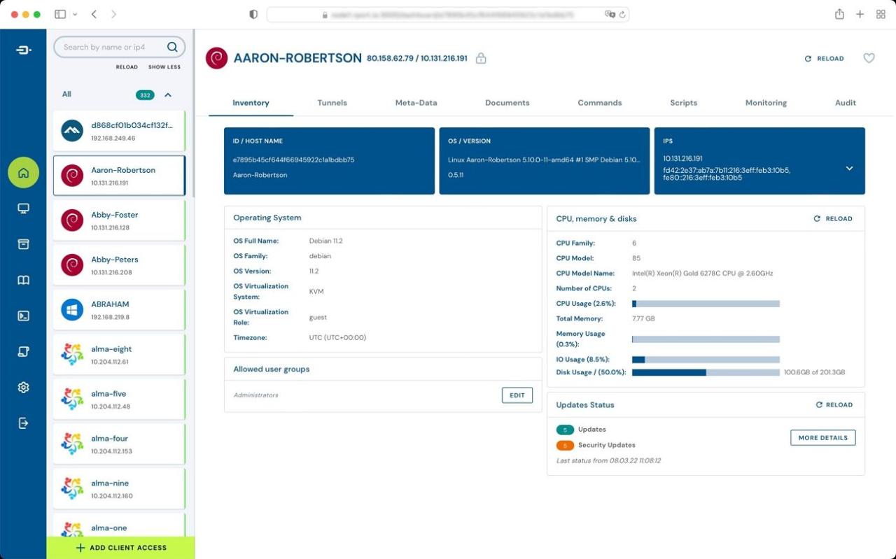 Remote desktop monitoring software open source