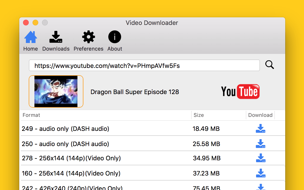 Youtube video downloader for mac