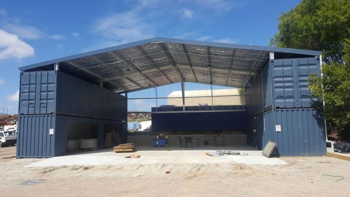 Diy shipping container roof