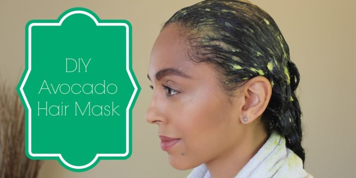 Hair mask diy avocado