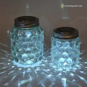 Lighted mason jars diy