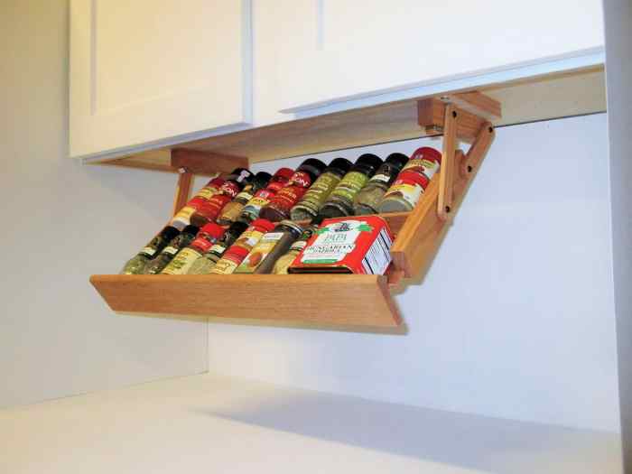 Diy spice rack wood