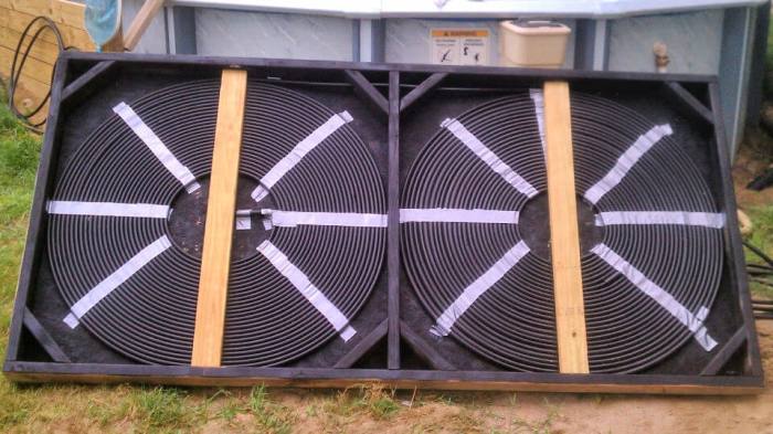 Diy pool solar heater