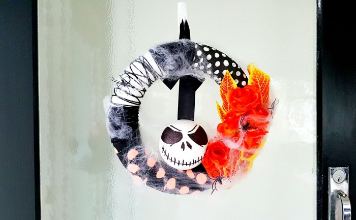 Nightmare before christmas wreath diy