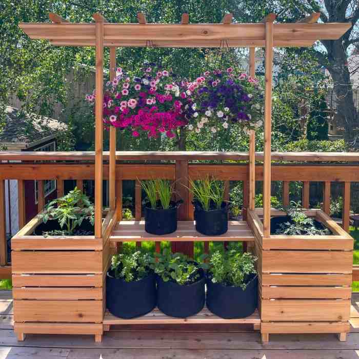 Diy outdoor plant stands