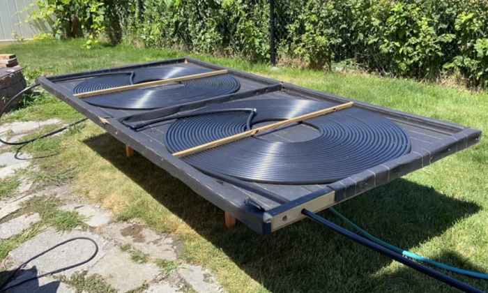 Diy pool solar heater